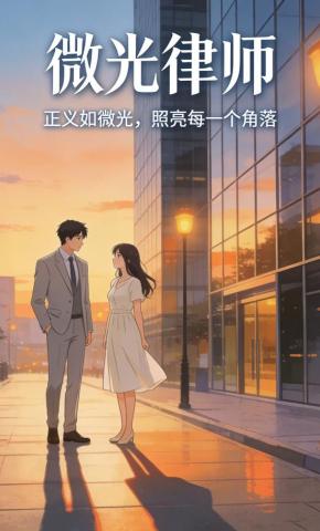 短剧《微光律师》海报