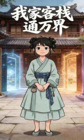 短剧《我家客栈通万界》海报