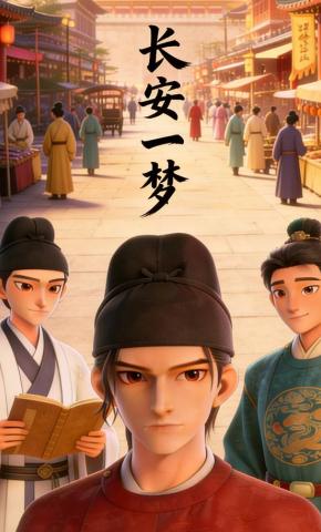 短剧《长安一梦》海报