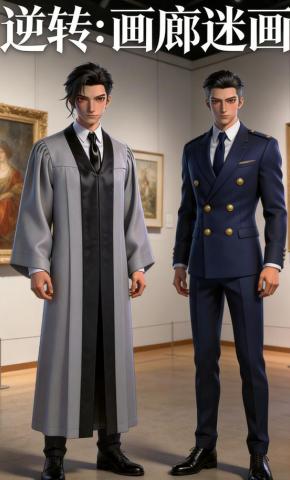 短剧《逆转：画廊迷画》海报