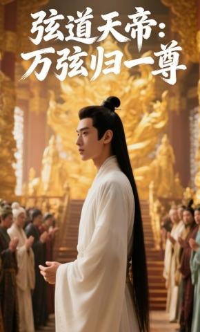 短剧《弦道天帝：万弦归一尊》海报