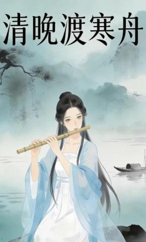 短剧《清晚渡寒舟》海报