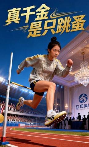 短剧《真千金是只跳蚤》海报