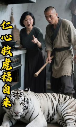 短剧《仁心救虎福自来》海报