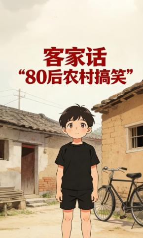 短剧《客家话80后农村搞笑》海报