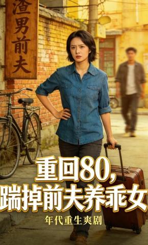 短剧《重回80，踹掉前夫养乖女》海报