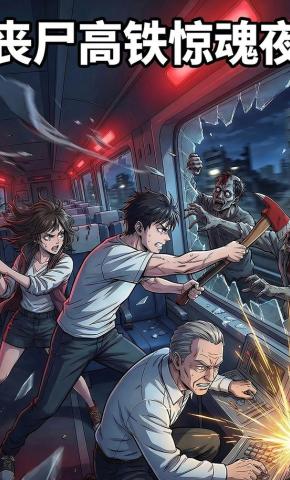 短剧《丧尸高铁惊魂夜》海报