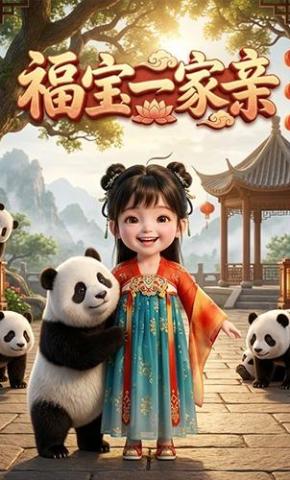 短剧《福宝一家亲》海报