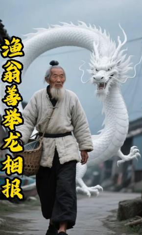 短剧《渔翁善举龙相报》海报