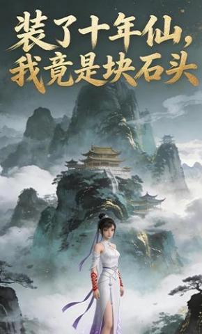 短剧《装了十年仙，我竟是块石头》海报