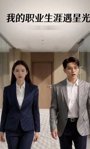 短剧《我的职业生涯遇星光》海报