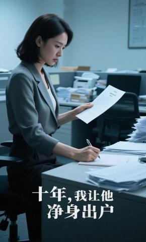 短剧《十年,我让他净身出户》海报