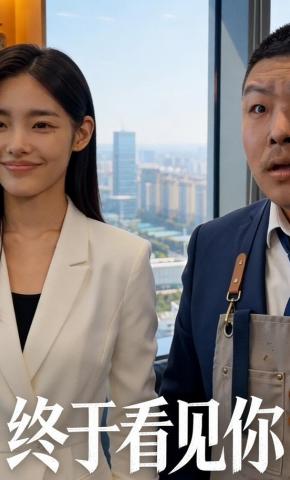 短剧《终于看见你》海报