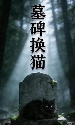 短剧《墓碑换猫》海报