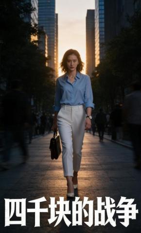 短剧《四千块的战争》海报