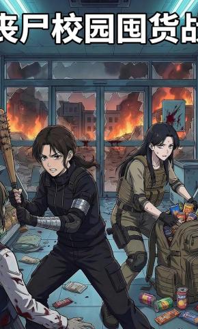 短剧《丧尸校园囤货战》海报