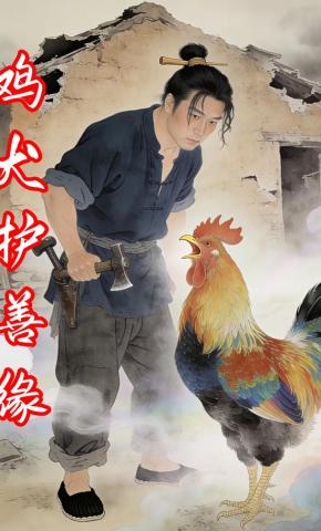 短剧《鸡犬护善缘》海报