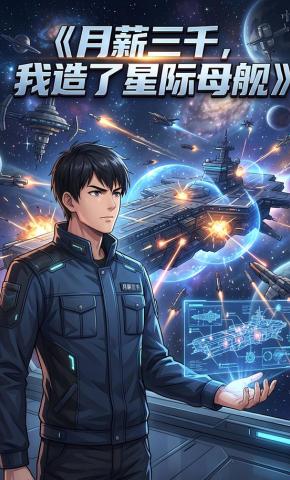 短剧《月薪三千，我造了星际母舰》海报