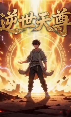 短剧《逆世天尊》海报