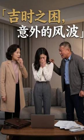 短剧《吉时之困，意外的风波》海报