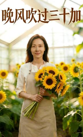 短剧《晚风吹过三十加》海报