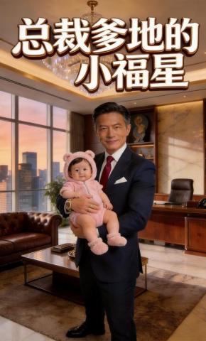 短剧《总裁爹地的小福星》海报