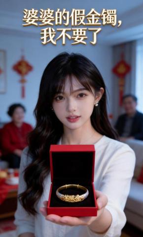 短剧《婆婆的假金镯，我不要了》海报