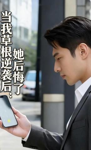 短剧《当我草根逆袭后：她后悔了》海报