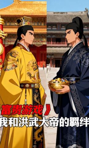 短剧《富贵游戏，我和洪武大帝的羁绊》海报