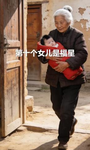 短剧《第十个女儿是福星》海报