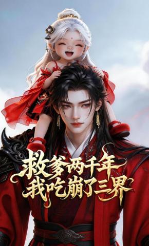 短剧《救爹两千年我吃崩了三界》海报