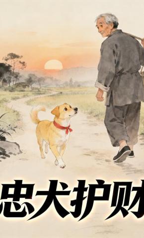 短剧《忠犬护财》海报