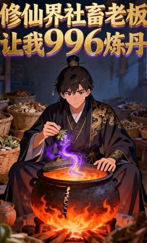 短剧《修仙界社畜：老板让我996炼丹》海报