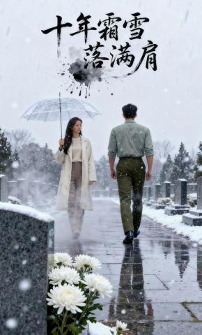 短剧《十年霜雪落满肩》海报