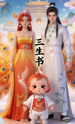 短剧《三生书》海报