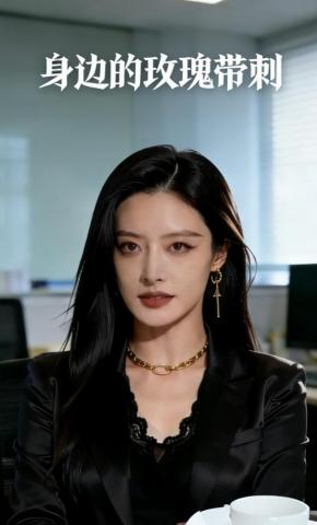 短剧《身边的玫瑰带刺》海报