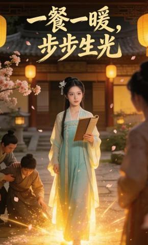 短剧《一餐一暖，步步生光》海报