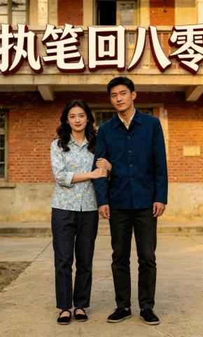 短剧《执笔回八零》海报