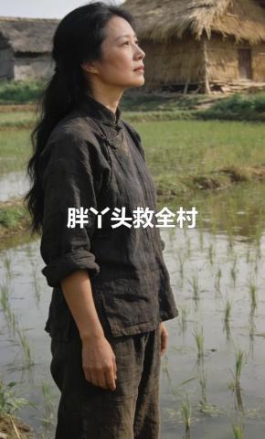 短剧《胖丫头救全村》海报