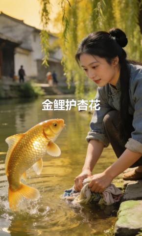短剧《金鲤护杏花》海报