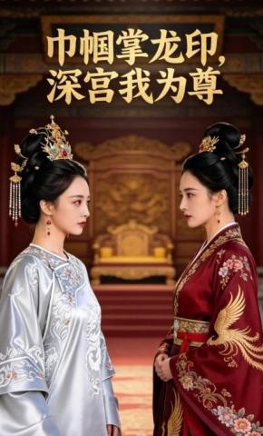 短剧《巾帼掌龙印，深宫我为尊》海报