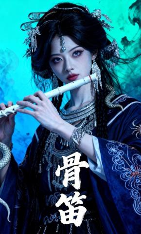 短剧《骨笛》海报