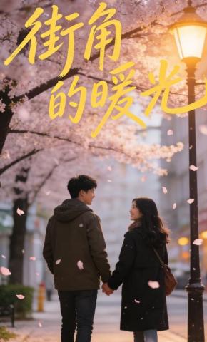 短剧《街角的暖光》海报