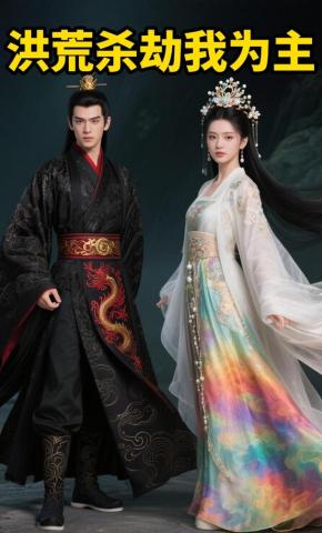 短剧《洪荒杀劫我为主》海报