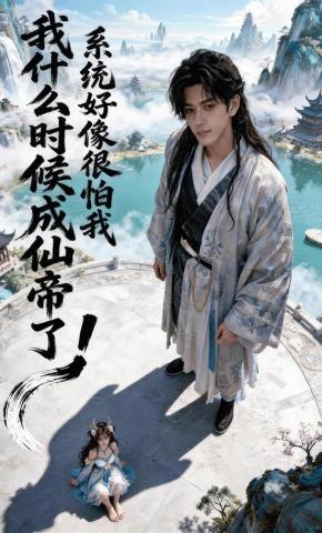 短剧《我什么时候成仙帝了！系统好像很怕我》海报