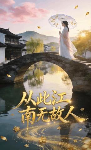 短剧《从此江南无故人》海报