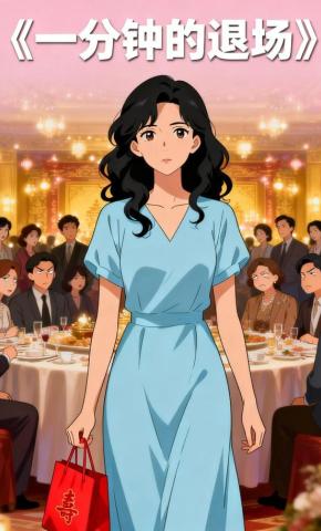 短剧《一分钟的退场》海报
