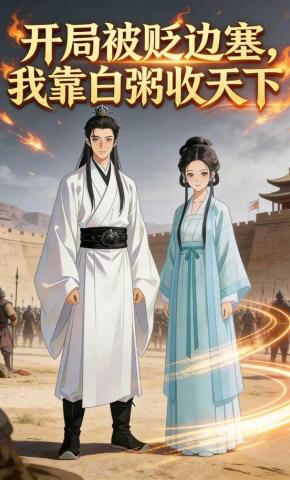 短剧《开局被贬边塞，我靠白粥收天下》海报