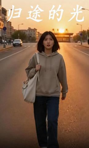 短剧《归途的光》海报
