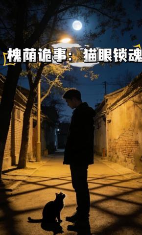 短剧《槐荫诡事：猫眼锁魂》海报